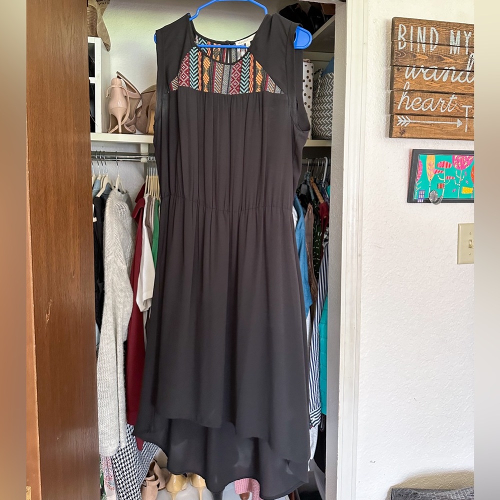 Daniel Rainn Subtle High-Lo Dress